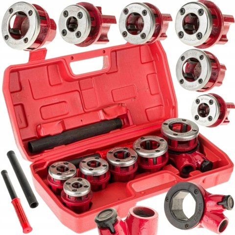 GWINTOWNICA NARZYNKA DO RUR HYDRAULICZNA 6 NASADKI