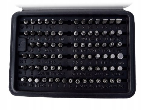KOŃCÓWKI BITY IMBUS TORX DO WKRĘTARKI ZESTAW 100el