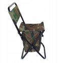 KRZESŁO TURYSTYCZNE WĘDKARSKIE SKŁADANE FOTEL MORO