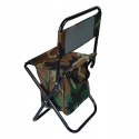 KRZESŁO TURYSTYCZNE WĘDKARSKIE SKŁADANE FOTEL MORO
