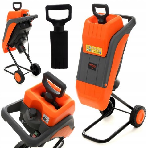 RĘBAK ROZDRABNIACZ GAŁĘZI TARCZOWY 2550W KOSZ MOC