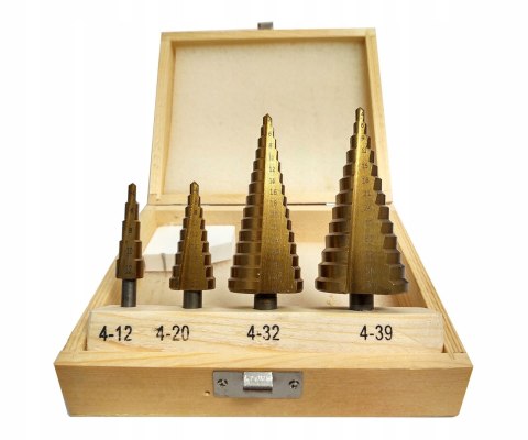 WIERTŁO WIERTŁA STOPNIOWE STOŻKOWE 4el TYTAN 4-39