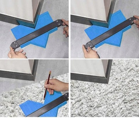 WZORNIK KSZTAŁTÓW PROFILI SZABLON PRZYMIAR 260mm