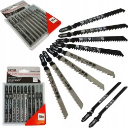 ZESTAW 10 NOŻYKÓW NOŻYKI DO WYRZYNARKI BRZESZCZOTY