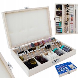 ZESTAW AKCESORIÓW DO MINI SZLIFIERKI MULTI 100EL