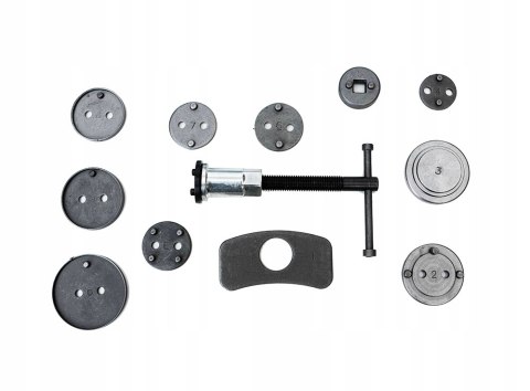 ZESTAW DO WYCISKANIA TŁOCZKÓW HAMULCOWYCH 12 EL