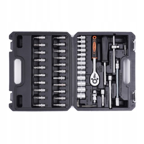 ZESTAW KLUCZY NARZĘDZI WALIZKA 46 ELEMENTÓW