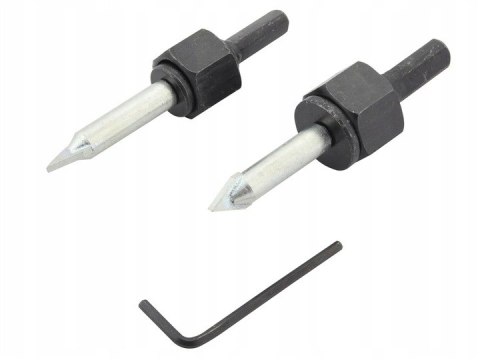 ZESTAW OTWORNICE WOLFRAMOWE DO GLAZURY PŁYTEK 8 EL