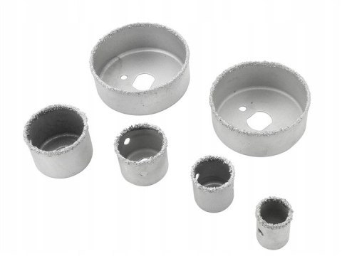 ZESTAW OTWORNICE WOLFRAMOWE DO GLAZURY PŁYTEK 8 EL