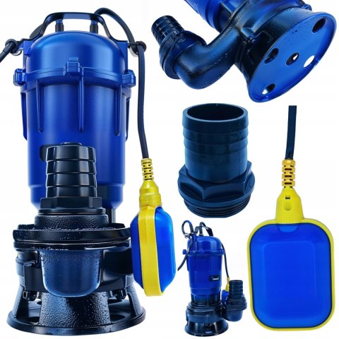 POMPA DO WODY BRUDNEJ SZAMBA Z ROZDRABNIACZ-EM 3850W ZATAPIALNA PŁYWAK-IEM POMPA DO WODY BRUDNEJ SZAMBA Z ROZDRABNIACZ-EM 3850W ZATAPIALNA PŁYWAK-IEM
