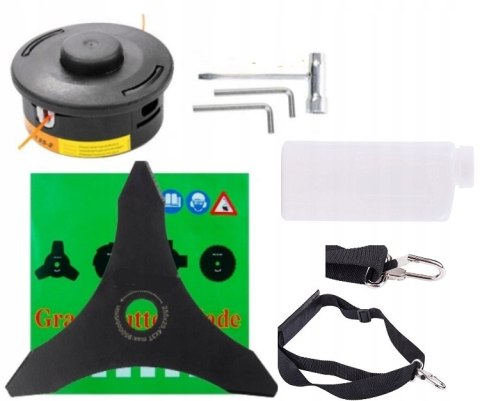 6,1KM KOSA SPALINOWA PODKASZARKA KOSIARKA +TARCZA +GŁOWICA +SZELKI