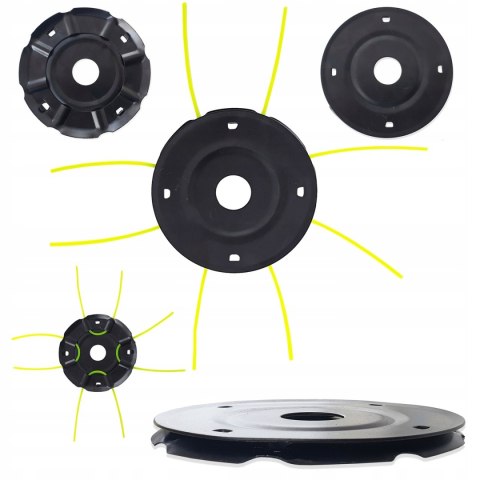 6KM KOSA SPALINOWA PODKASZARKA KOSIARKA MOC +TARCZA +GŁOWICA +SZELKI +ŻYŁKA