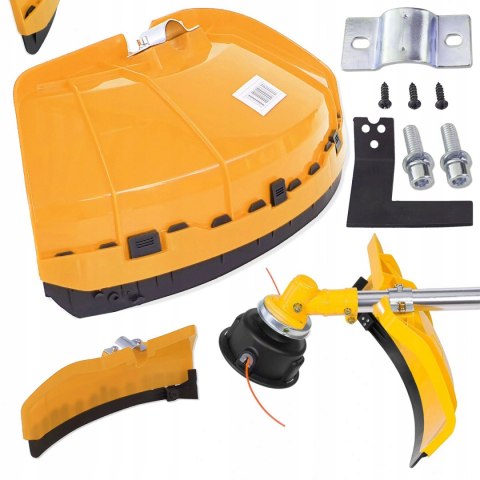 6KM KOSA SPALINOWA PODKASZARKA KOSIARKA MOC +TARCZA +GŁOWICA +SZELKI +ŻYŁKA