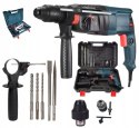 MŁOTOWIERTARKA MŁOT UDAROWY WIERTARKA SDS+ MOCNA 3050W WALIZKA DUŻY ZESTAW