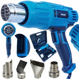 OPALARKA ELEKTRYCZNA 2 BIEGI REGULACJA 2300W 4 DYSZE WALIZKA 600C MOCNA