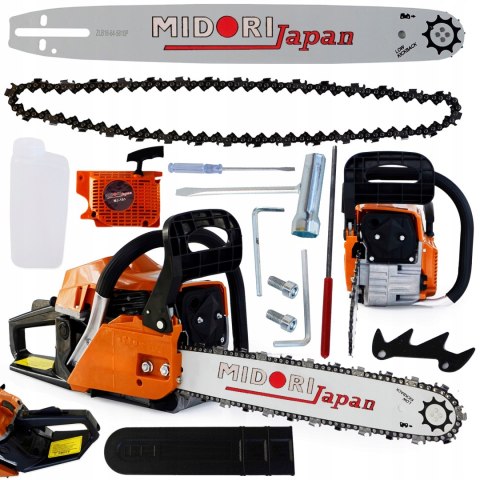 PIŁA SPALINOWA 3.9KM PILARKA 45CM FULL OPCJA 52CC