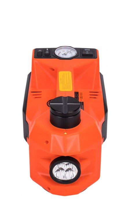 PODNOŚNIK SAMOCHODOWY LEWAREK PUNKTOWY HYDRAULICZNY 12V 5T +KLUCZ DO KÓŁ