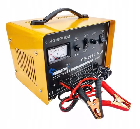 ROZRUCH 12/24V PROSTOWNIK SAMOCHODOWY Z ROZRUCHEM DO ŁADOWANIA MOCNY 140A