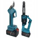 Zestaw Ogrodowy 3w1 48v Piła Łańcuchowa,trymer, Sekator, 2xaku Ładowarka
