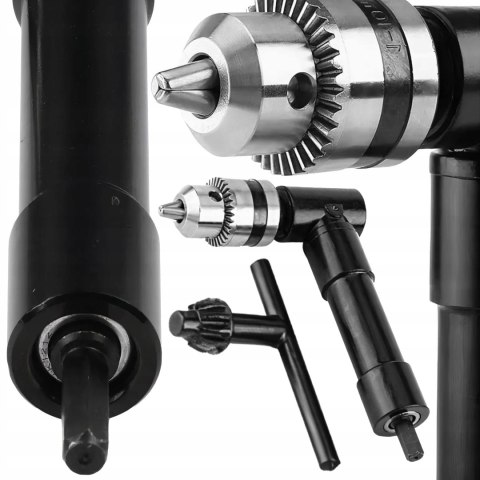 ADAPTER PRZYSTAWKA KĄTOWA UCHWYT NASADKA DO WIERTARKI POD KĄTEM + KLUCZYK