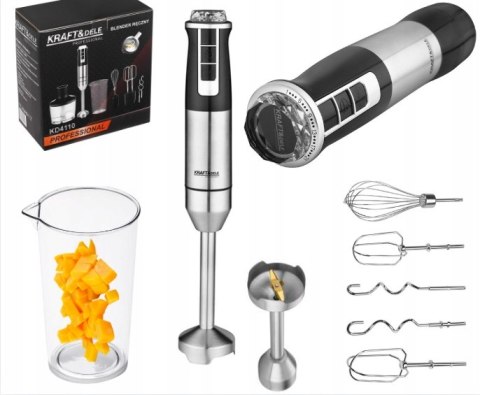 BLENDER ELEKTRYCZNY 1500W + AKCESORIA SOLIDNY