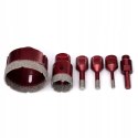 KRAFT&DELE ZESTAW OTWORNIC DIAMENTOWYCH 5 EL 6-68mm DO CERAMIKI M14 KD11219