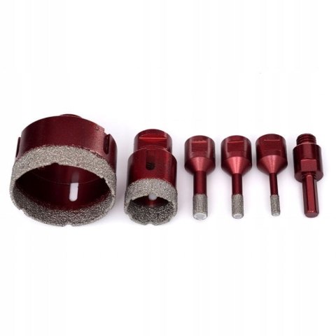 KRAFT&DELE ZESTAW OTWORNIC DIAMENTOWYCH 5 EL 6-68mm DO CERAMIKI M14 KD11219