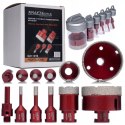 KRAFT&DELE ZESTAW OTWORNIC DIAMENTOWYCH 5 EL 6-68mm DO CERAMIKI M14 KD11219