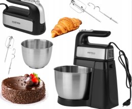 MIKSER KUCHENNY RĘCZNY Z MISĄ 1000W 4,5L SOLIDNY