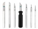 NÓŻ MODELARSKI SKALPEL NOŻYK NOŻYKI ZESTAW 56szt