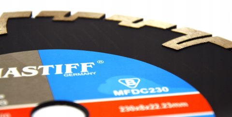 Tarcza diamentowa GŁĘBOKIE CIĘCIE Mastiff MFDC230 230x22,2 mm