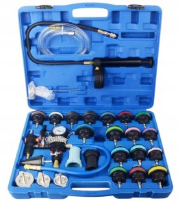 ZESTAW DO SPRAWDZANIA SZCZELNOŚCI UKŁADU CHŁODZENIA 28 EL. - Falon-Tech