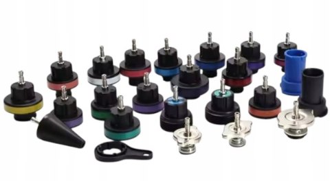 ZESTAW DO SPRAWDZANIA SZCZELNOŚCI UKŁADU CHŁODZENIA 28 EL. - Falon-Tech