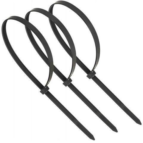 MOCNE OPASKI ZACISKOWE KABLOWE TRYTKI CZARNE TAŚMA 7.6X400MM 100SZT TRYTKI MOCNE OPASKI ZACISKOWE KABLOWE TRYTKI CZARNE TAŚMA 7.6X400MM 100SZT TRYTKI