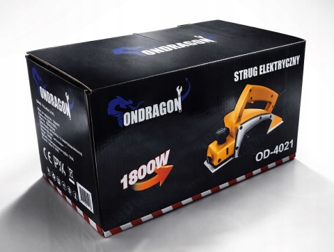 STRUG ELEKTRYCZNY DO DREWNA HEBLARKA 1800W HEBEL STOLARSKI 0-3MM