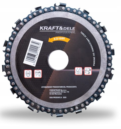 Piła tarcza łańcuchowa do drewna do szlifierki kątowej 125 mm 22.2mm KD1060