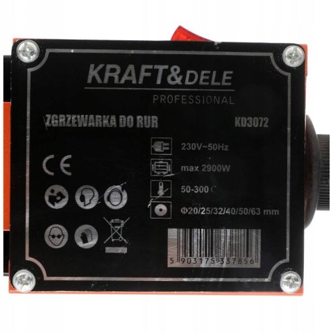 ZGRZEWARKA POLIFUZYJNA 2900W DO RUR PP PCV 6 MATRYC MIARKA POZIOMNICA K3072