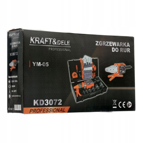 ZGRZEWARKA POLIFUZYJNA 2900W DO RUR PP PCV 6 MATRYC MIARKA POZIOMNICA K3072