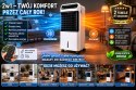 2w1 KLIMATYZATOR WODNY WENTYLATOR PODŁOGOWY OSCYLACJA KLIMATOR GRZEJNIK LCD