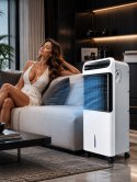 2w1 KLIMATYZATOR WODNY WENTYLATOR PODŁOGOWY OSCYLACJA KLIMATOR GRZEJNIK LCD