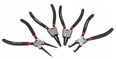 Szczypce do pierścieni Segera Falon-Tech 7" 180 mm 4 el. stal