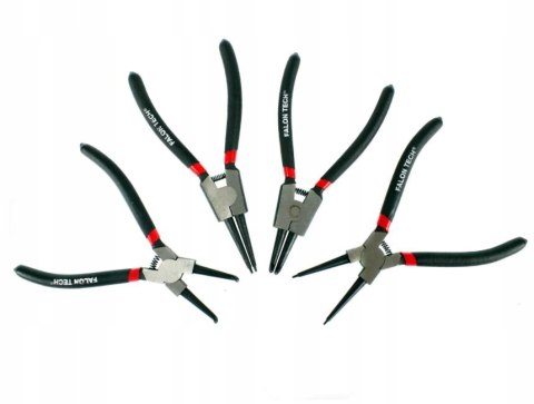Szczypce do pierścieni Segera Falon-Tech 7" 180 mm 4 el. stal