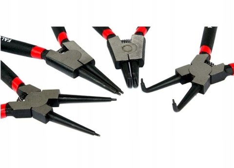 Szczypce do pierścieni Segera Falon-Tech 7" 180 mm 4 el. stal