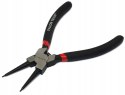 Szczypce do pierścieni Segera Falon-Tech 7" 180 mm 4 el. stal