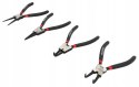 Szczypce do pierścieni Segera Falon-Tech 7" 180 mm 4 el. stal