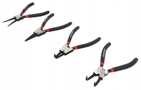 Szczypce do pierścieni Segera Falon-Tech 7" 180 mm 4 el. stal