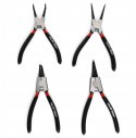 Szczypce do pierścieni Segera Falon-Tech 7" 180 mm 4 el. stal