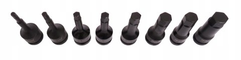 Klucz nasadowy udarowy Falon-Tech 6-kątna 1/2" H5-H19 8el