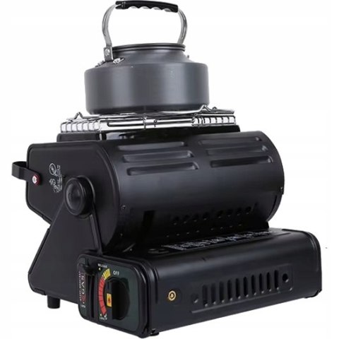 Kuchenka turystyczna gazowa Kraft&Dele 1 palnik 1800 W aluminium