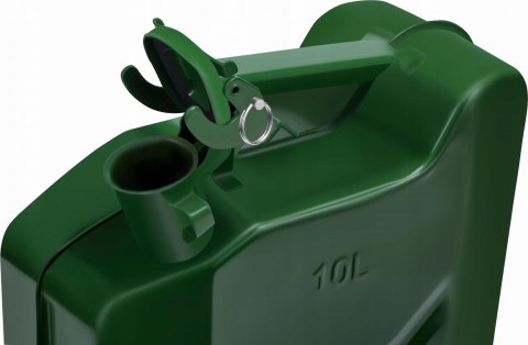 Kanister na paliwo 10l metalowy zbiornik bańka na olej benzynę ropę